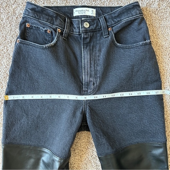 Abercrombie Womens Curve Love 90s Straight Ultra High Rise Jeans NWT 26/2L - Picture 13 of 16